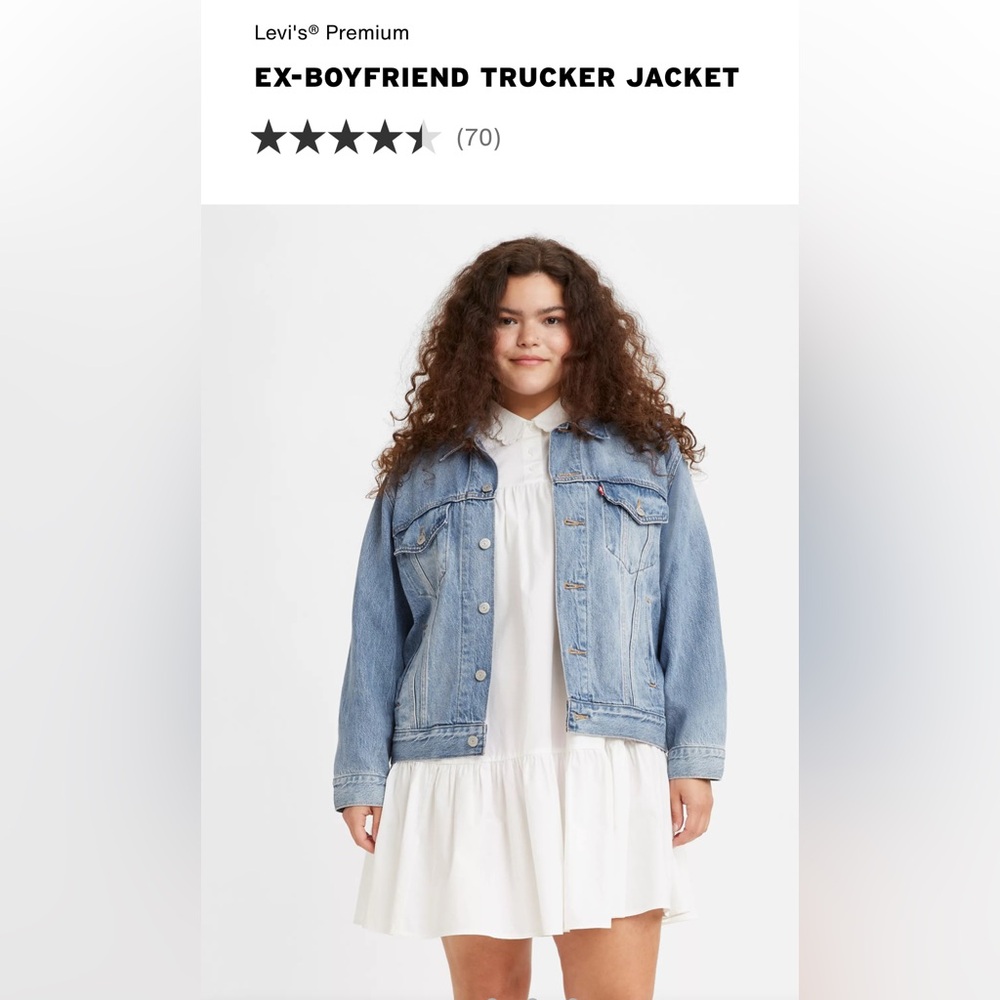 NWT! Levi's Classic Ex-Boyfriend Trucker Jacket